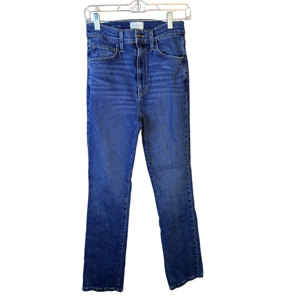 Favorite Daughter The Valentina Super High Rise Mini Bootcut Jeans Woodside 27